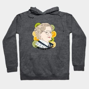 Mrs Doubtfire Run By Fruiting Hoodie